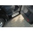 Накладки на пороги изогнутый профиль VW Touran II (2010- )